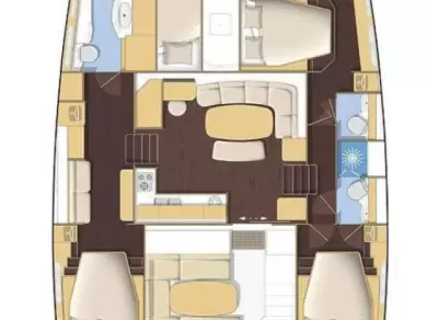 Yacht charter Rogoznica cheap Lagoon 421