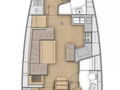 Yacht charter Pomer cheap Oceanis 40.1