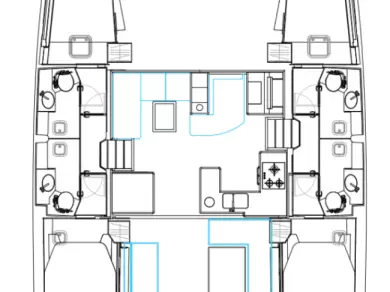 Bareboat Rental Catamaran Nautitech with a boat licence