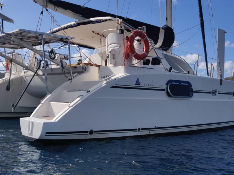 Bali Catana 431 charter bareboat or captained in  Port d'Andratx