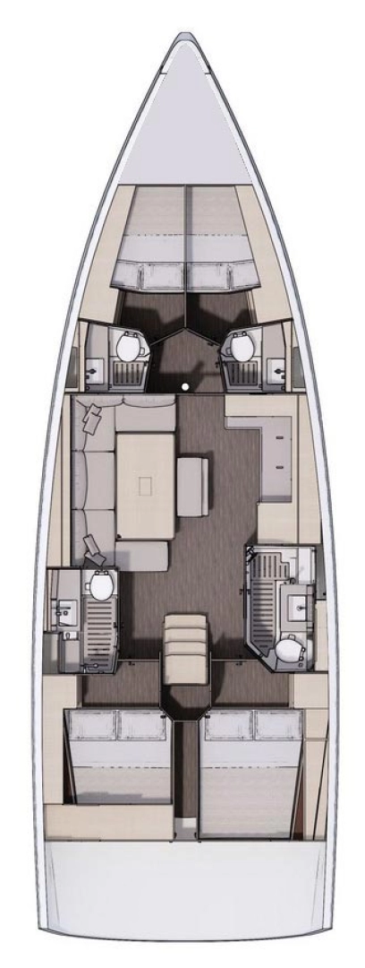 Sailboat rental with or without captain Dufour Trogir