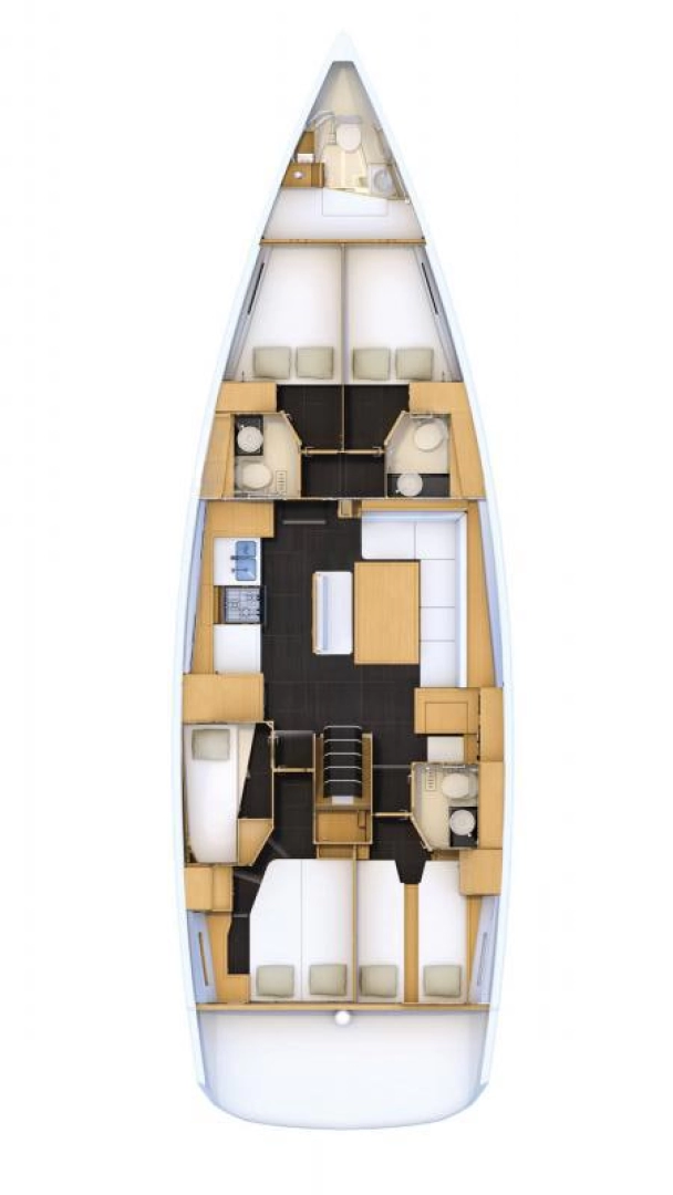 Jeanneau Jeanneau 54 charter bareboat or captained in  Castellammare di Stabia