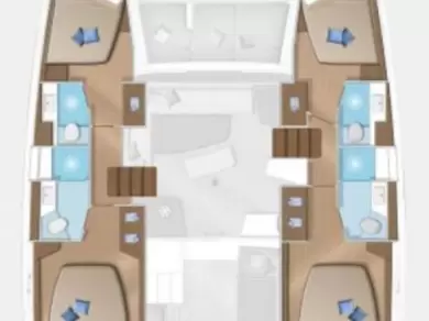 Lagoon Lagoon 42 charter bareboat or captained in  Trogir