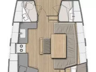 Sailboat rental with or without captain Bénéteau Zadar