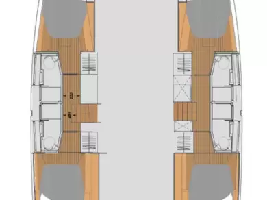 Bareboat Rental Catamaran Fountaine Pajot with a boat licence