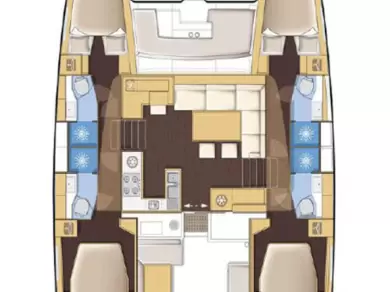 Yacht charter Eden Island cheap Lagoon 450 F