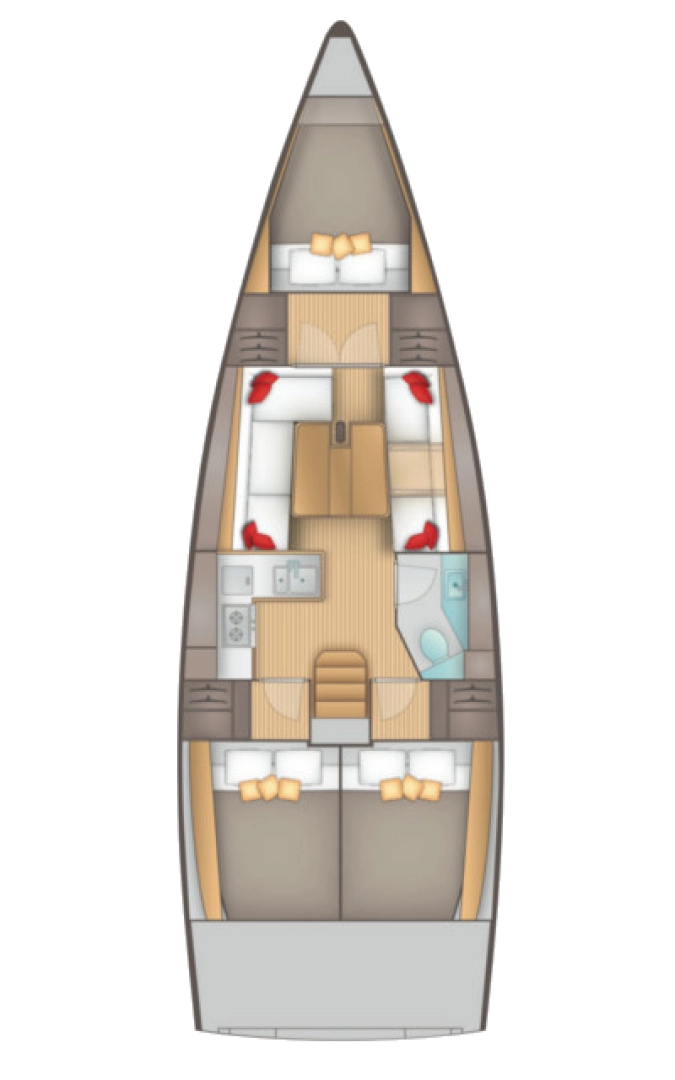 Sailboat for rent Kaštela at the best price