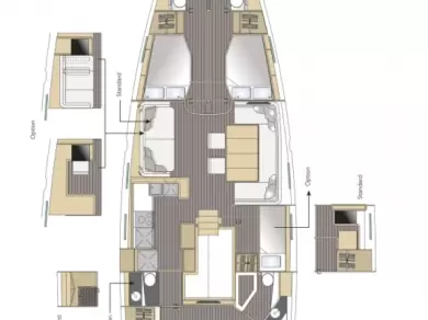 Sailboat rental in Pula - Jeanneau Jeanneau 64