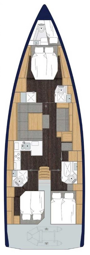 Yacht charter Split cheap Cruiser 50