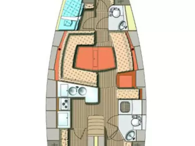 Elan Impression 45 charter bareboat or captained in  Biograd na Moru