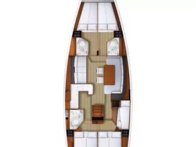 Jeanneau Jeanneau 53 charter bareboat or captained in  Lávrio