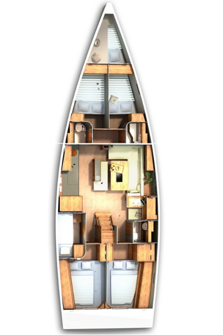 Hanse Hanse 505 charter bareboat or captained in  Kos