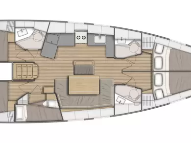 Bénéteau Oceanis 46.1 in Gouvia on SamBoat