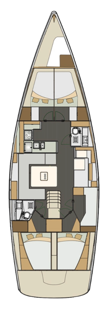 Sailboat rental in Pula - Elan Impression 50