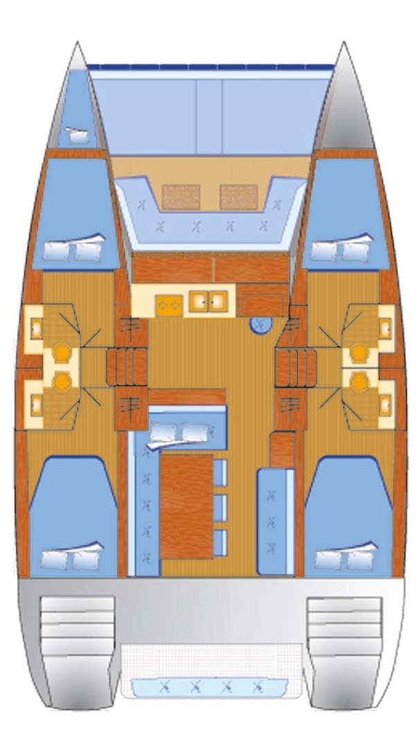 Bareboat Rental Catamaran Bali with a boat licence