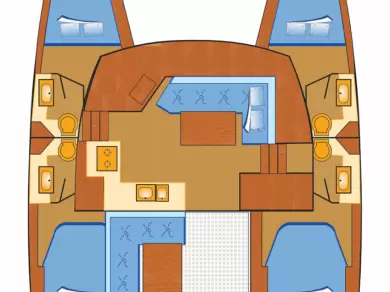 Boat rental Fountaine Pajot Lucia 40 in Rogoznica on Samboat