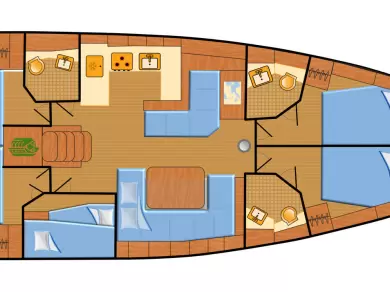 Sailboat rental with or without captain Bénéteau Rogoznica