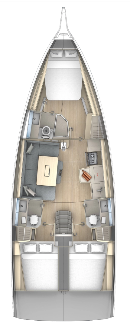 Sailboat rental in Trogir - Dufour Dufour 41