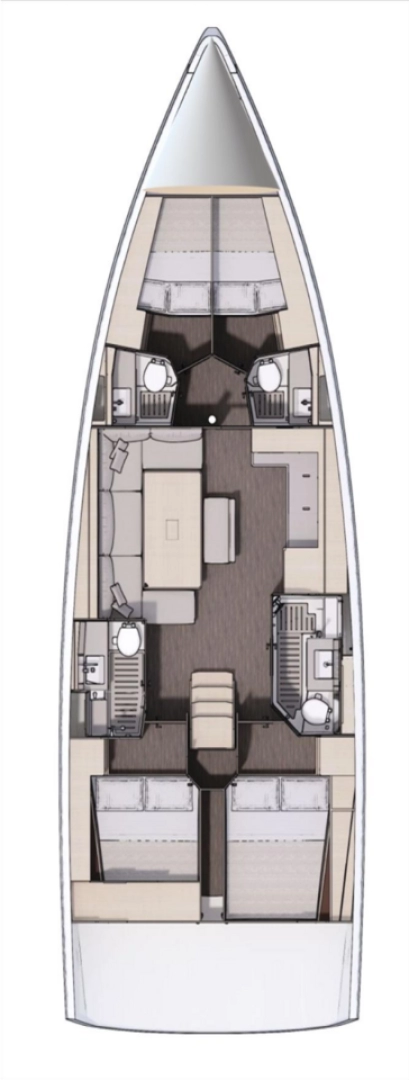 Yacht charter Trogir cheap Dufour 470