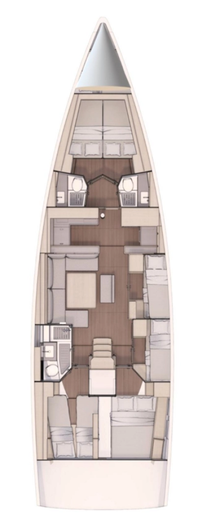 Sailboat rental in Trogir - Dufour Dufour 530