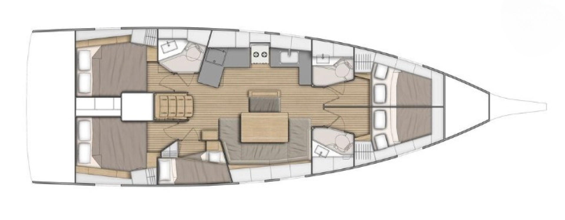 Sailboat rental with or without captain Bénéteau Lefkáda