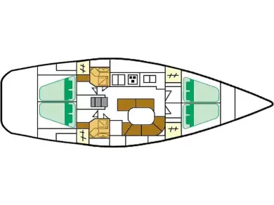Sailboat rental in Alimos - Bénéteau Oceanis 461 Clipper
