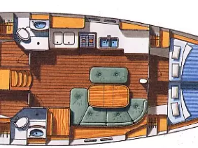 Boat rental Bénéteau Oceanis 473 Clipper in Lefkáda on Samboat