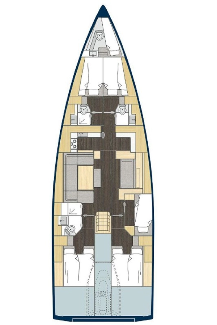 Sailboat rental with or without captain Bavaria Split