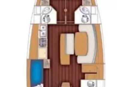 Bareboat Rental Sailboat Bénéteau with a boat licence