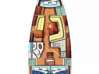 Sailboat rental with or without captain Jeanneau Split