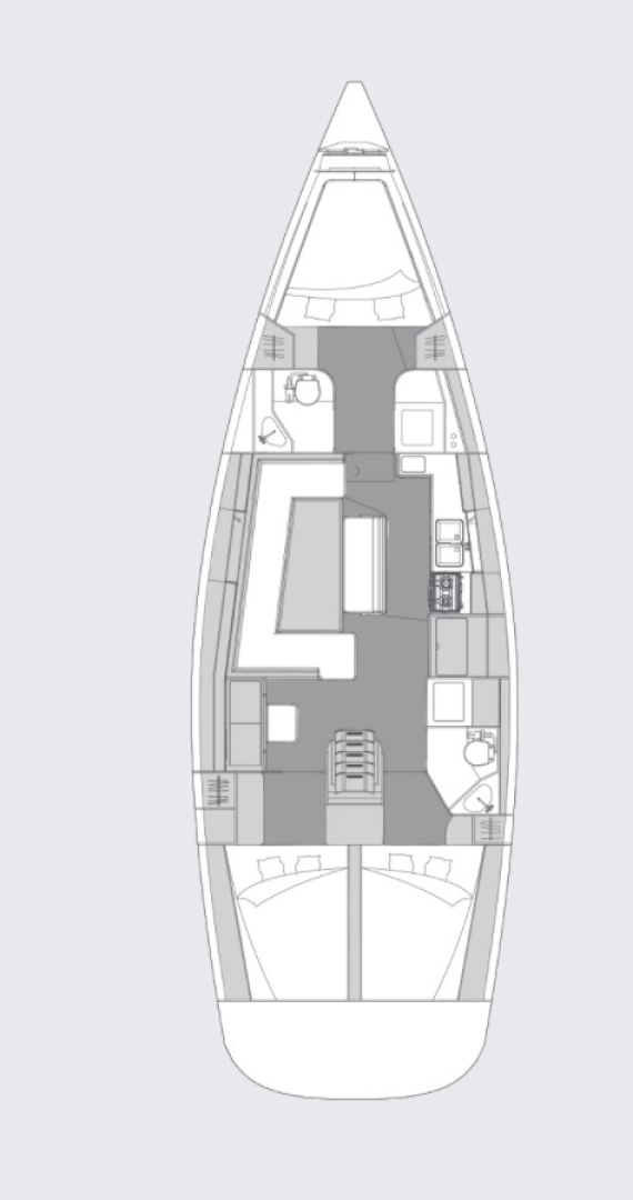 Bareboat Rental Sailboat Elan with a boat licence