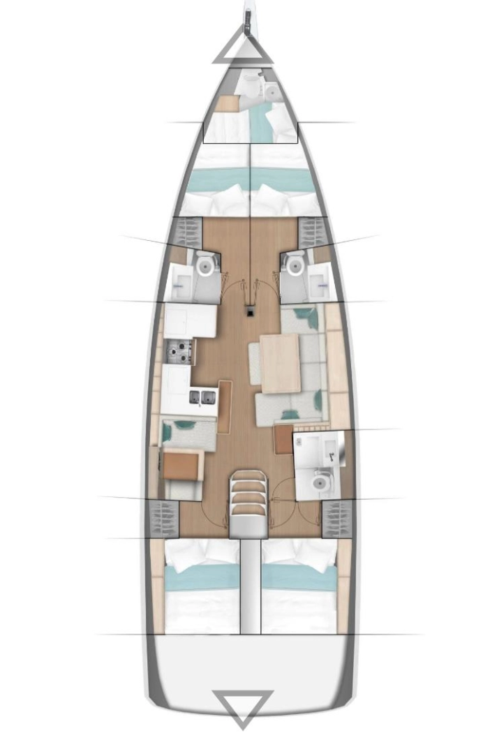 Rent a Jeanneau Sun Odyssey 490 Trogir