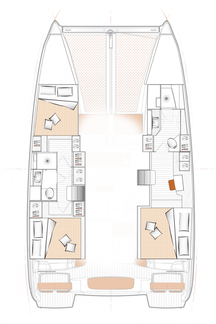 Catamaran rental in Adaköy - Excess Excess 11