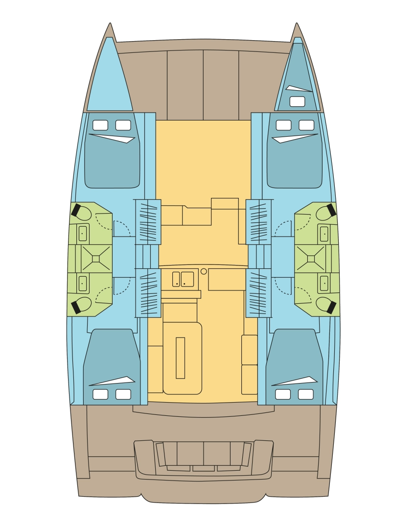 Bareboat Rental Catamaran Bali with a boat licence