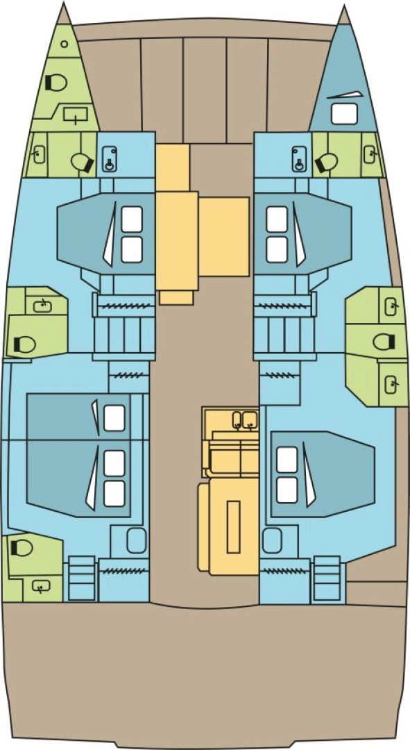 Catamaran for rent Pozzuoli at the best price