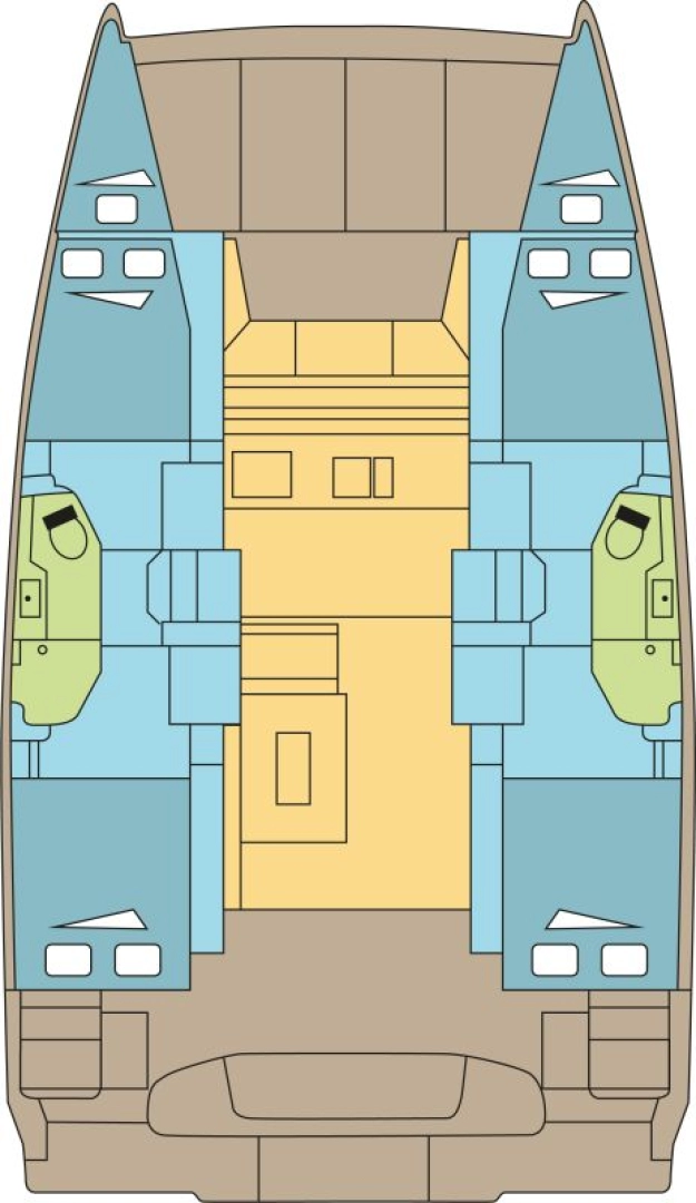Bareboat Rental Catamaran Bali with a boat licence