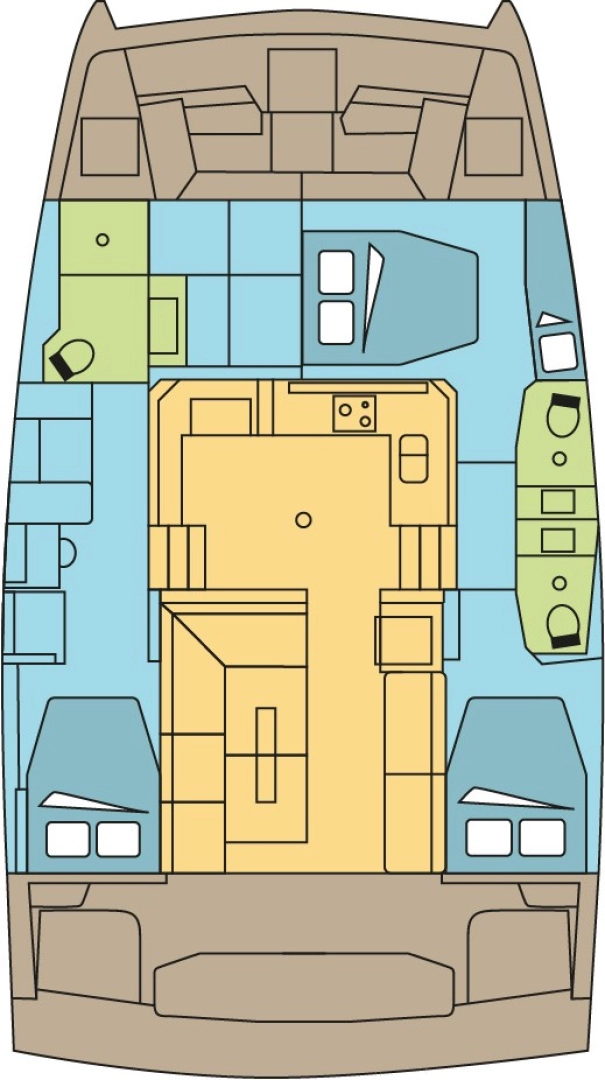 Yacht charter Nassau cheap Bali Catspace Voile