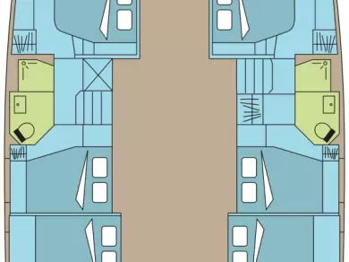 Yacht charter Pozzuoli cheap Fountaine Pajot Aura 51 SMART ELECTRIC - 6 + 2 cab.