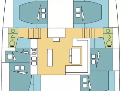 Yacht charter Lávrio cheap Lagoon 52 F