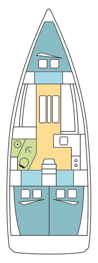 Sailboat rental with or without captain Jeanneau Lefkáda