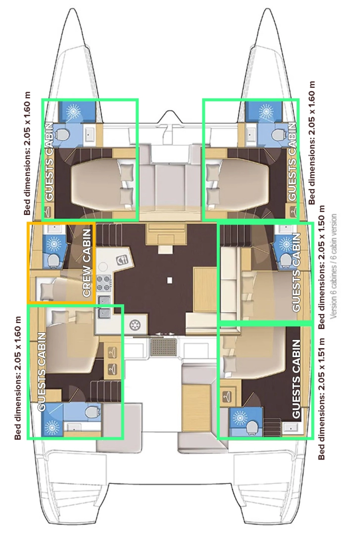 Boat rental Lagoon Lagoon 52 in Kaštela on Samboat
