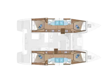 Catamaran rental with or without captain Lagoon Alimos