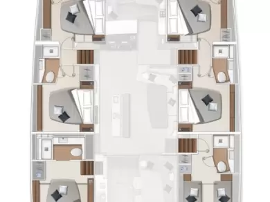 Bareboat Rental Luxury Yacht Lagoon with a boat licence