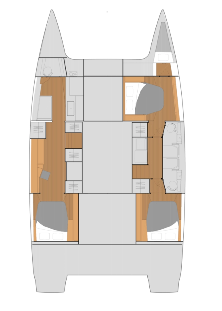 Catamaran rental with or without captain Fountaine Pajot Road Town