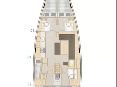 Yacht charter Lefkáda cheap Hanse 508