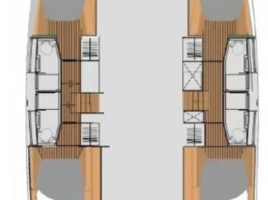 Boat rental Fountaine Pajot Elba 45 in Frenchtown on Samboat