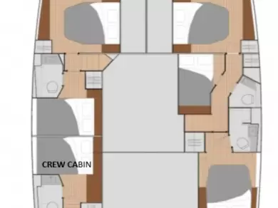 Catamaran rental in Belize City - Fountaine Pajot Saba 50