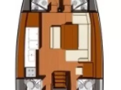 Sailboat rental in Tribunj - Jeanneau Sun Odyssey 49