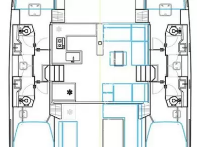 Catamaran rental in Alimos - Nautitech Nautitech 46 Fly