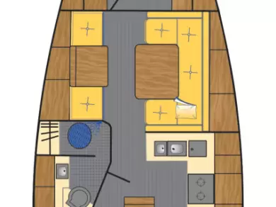 Boat rental Hanse Hanse 370 in Heiligenhafen on Samboat